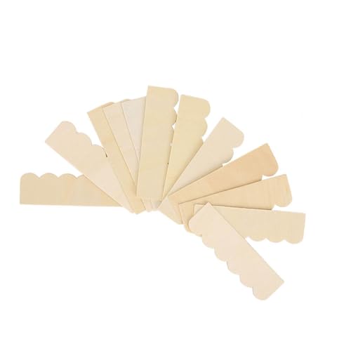 Drfeify 1/12 PUPPENHAUS-DACHZIEGEL, PUPPENHAUS-SCHINDUNN, UNBEHANDELTES Holz, Miniatur-Dachziegel, Gebäudemodell, Zubehör für DIY-Dekoration (Urembryooo (Einfaches Modell) von Drfeify