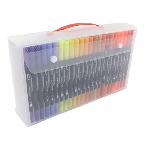 DriKou Dual -Tipp -Marker Set, 120 Farben Waschbar lebendige Anwendungen Weiche Tipps für Künstler Studenten Kinder kreative Zeichnen Malvorlagen Note nehmen DriKou Dual -Tipp -Marker Set, 120 Farben Waschbar lebendige Anwendungen Weiche Tipps für Künstler Studenten Kinder kreative Zeichnen Malvorlagen Note nehmen von DriKou