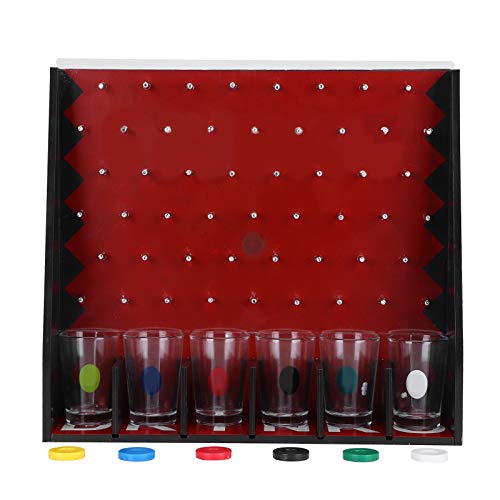 Drinking Board Game, Drink Fun Interactive Party Game for Adults Bachelor Parties Cocktail Nights Wooden Board with 6 Glasses Tokens Drinking Board Game, Drink Fun Interactive Party Game for Adults Bachelor Parties Cocktail Nights Wooden Board with 6 Glasses Tokens von DriKou