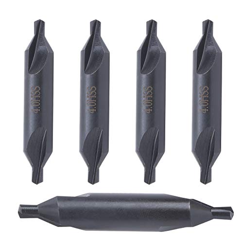 Mittelbohrbit, HSS A Typ Alle gemahlene Spiralpositionierung 5pcs Set Hochgeschwindigkeitsstahl für die Maschinen -Edelstahl -Verarbeitungsbank -Bohrer Fräsmaschinen Maschinen Mittelbohrbit, HSS A Typ Alle gemahlene Spiralpositionierung 5pcs Set Hochgeschwindigkeitsstahl für die Maschinen -Edelstahl -Verarbeitungsbank -Bohrer Fräsmaschinen Maschinen von DriKou