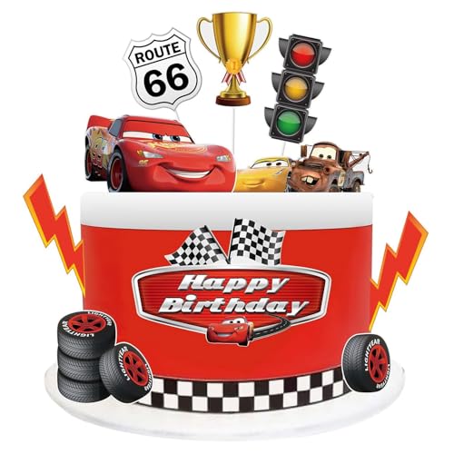 Lightning McQueen Tortenaufsätze, McQueen Cars, Cupcake-Topper, Lightning McQuen Geburtstagsdekorationen, Driflo Partyzubehör, Partyzubehör, Cupcake-Topper, Geburtstagsgeschenke für Kinder Lightning McQueen Tortenaufsätze, McQueen Cars, Cupcake-Topper, Lightning McQuen Geburtstagsdekorationen, Driflo Partyzubehör, Partyzubehör, Cupcake-Topper, Geburtstagsgeschenke für Kinder von Driflo