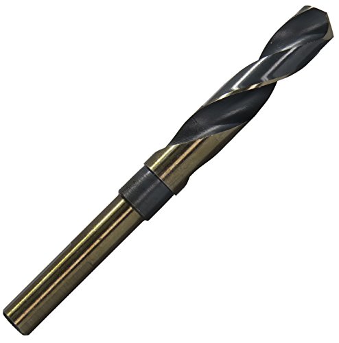 Drill America 2,2 cm reduzierter Schaft Hochgeschwindigkeitsstahl schwarz & gold KFD Bohrer mit 1,27 cm Schaft, KFD Serie von Drill America