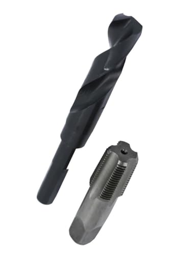 Drill America POU Serie 1/2 Zoll NPT Gewindebohrer und Bohrer-Set, 1,27 cm Karbonstahl NPT Gewindebohrer und 23/32 Zoll HSS-Bohrer mit 1/2 Zoll Schaft in Kunststoffkoffer Drill America POU Serie 1/2 Zoll NPT Gewindebohrer und Bohrer-Set, 1,27 cm Karbonstahl NPT Gewindebohrer und 23/32 Zoll HSS-Bohrer mit 1/2 Zoll Schaft in Kunststoffkoffer von Drill America