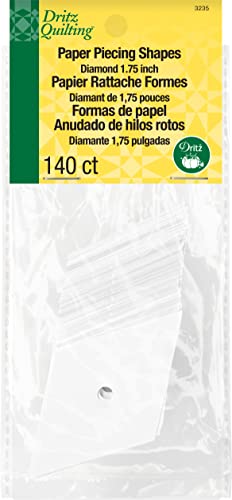 Dritz 3235 Papierstückformen, Diamant, 1-3/4 Zoll (140 Stück) von Dritz