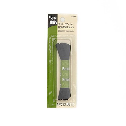Dritz 1/8" Braided Elastic Geflochtenes, elastisches, schwarz, 1/8-Inch by 4-Yard Dritz 1/8" Braided Elastic Geflochtenes, elastisches, schwarz, 1/8-Inch by 4-Yard von Dritz