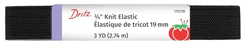 Dritz 11517B 3/4" Knit Elastic, 3 Yard, Black Gummibänder, Schwarz Dritz 11517B 3/4" Knit Elastic, 3 Yard, Black Gummibänder, Schwarz von Dritz