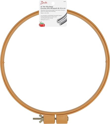 Dritz 12-Inch No-Slip Hoop for Holding Fabric, 1 Count Rutschfester Quilt-Reifen, 30,5 cm, Kunststoff, Natur Dritz 12-Inch No-Slip Hoop for Holding Fabric, 1 Count Rutschfester Quilt-Reifen, 30,5 cm, Kunststoff, Natur von Dritz