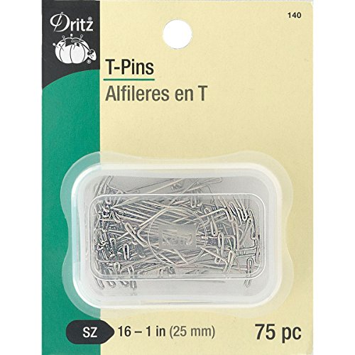 Dritz 140 T-Nadeln 2,5 cm (75 Stück) 1-Inch von Dritz