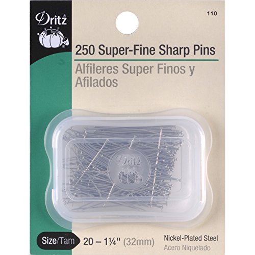 Dritz 250 Super Fine Sharp Pins, 1–1/4-Zoll von Dritz