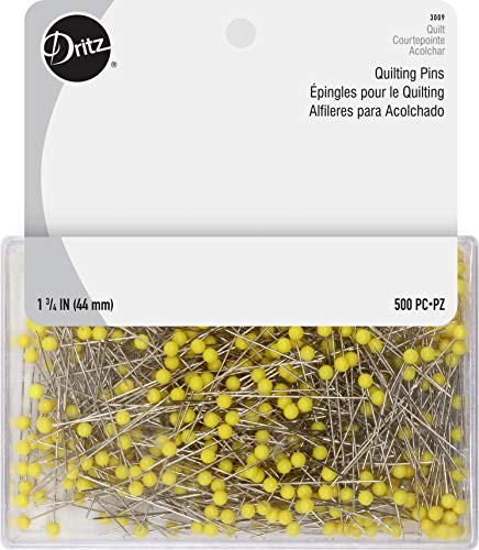 Dritz 4,5 cm Quiltnadeln, Legierter Stahl, gelb, 500 Count (Pack of 1) Dritz 4,5 cm Quiltnadeln, Legierter Stahl, gelb, 500 Count (Pack of 1) von Dritz