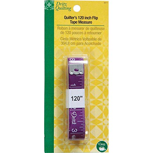 Dritz 3011 Quilter's Flip Maßband Maßband, umdrehbar 120" Purple Dritz 3011 Quilter's Flip Maßband Maßband, umdrehbar 120" Purple von Dritz