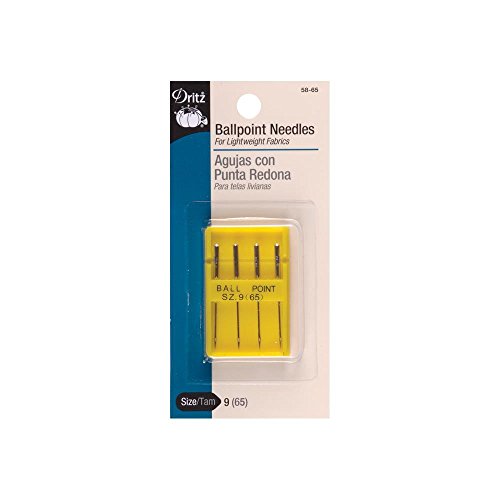 Dritz 4 Kugelschreiber Nähmaschinennadeln, Size 9/65 4/Pkg, Größe 9 von Dritz