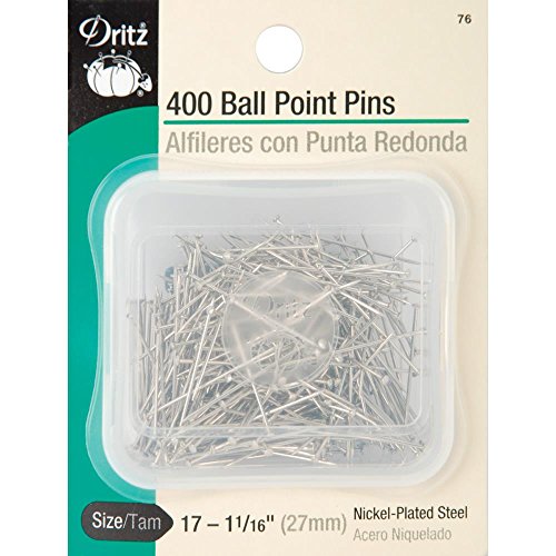 Dritz 76 Ball Point Pins Mit Kugelspitzen, nickel, 1-1/16-Inch von Dritz