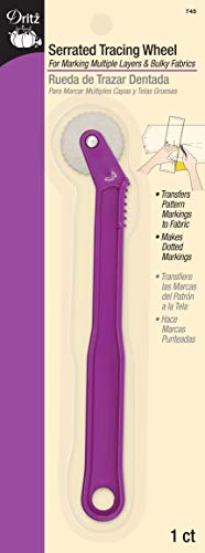 Dritz 80109 Serrated Tracing Wheel Spurrad, gezahnt, violett von Dritz