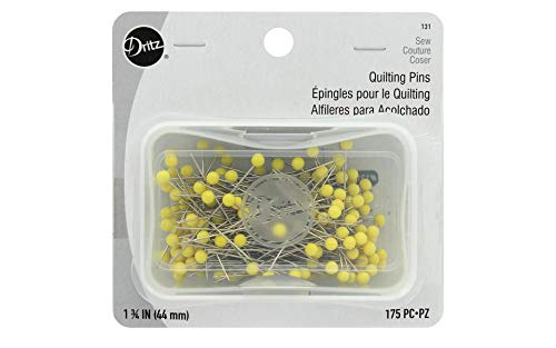 Dritz 83824 Quilting Pins Quiltnadeln, Sonstige, gelb, 1-3/4-Inch von Dritz