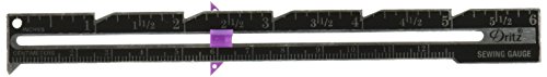 Dritz 85332 Seam Gauge Nahtlehre, Schwarz von Dritz