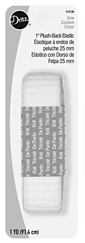 Dritz 9393W Weiße Plüsch-Rückseite, elastisch, 2,5 cm Gewebtes Elastikband, 1-Inch by 1-Yard Dritz 9393W Weiße Plüsch-Rückseite, elastisch, 2,5 cm Gewebtes Elastikband, 1-Inch by 1-Yard von Dritz