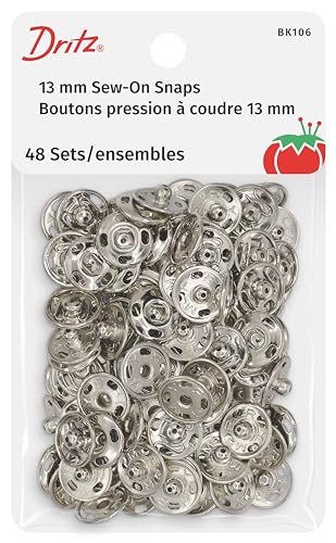 Dritz BLK106 Sew On Snaps Nickel 48 Sets Verschlüsse, Size 3, 48ct Dritz BLK106 Sew On Snaps Nickel 48 Sets Verschlüsse, Size 3, 48ct von Dritz