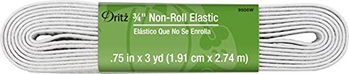 Dritz Elastisches Gummiband, 1,9 x 2,7 m, Weiß Dritz Elastisches Gummiband, 1,9 x 2,7 m, Weiß von Dritz