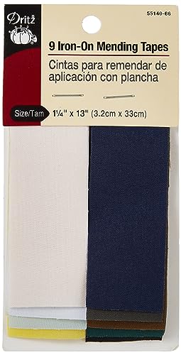 Dritz Eisen-Flickenband, 3,8 x 33 cm, verschiedene Farben, 9 von Dritz