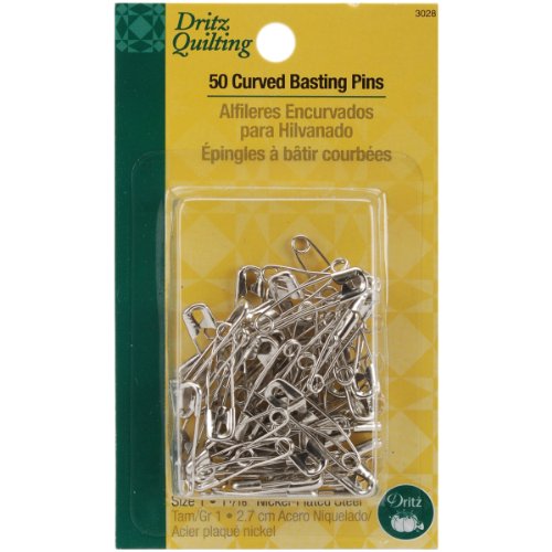 Dritz Gebogene Backnadeln, Größe 1 Sicherheitsnadeln, Legierter Stahl, Nickel, Size 1, 50 Dritz Gebogene Backnadeln, Größe 1 Sicherheitsnadeln, Legierter Stahl, Nickel, Size 1, 50 von Dritz