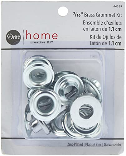 Dritz Home 44389 Ösen-Set, 10 Sets mit Werkzeug, 7/16 Zoll, Messing verzinkt Dritz Home 44389 Ösen-Set, 10 Sets mit Werkzeug, 7/16 Zoll, Messing verzinkt von Dritz