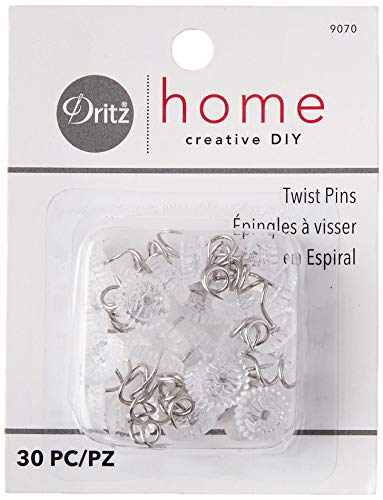 Dritz Home Twist Pins, Kunststoff, Mehrfarbig, 1.77 x 7.36 x 14.47 cm, 30 von Dritz