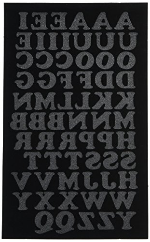 Dritz Iron-on Letters Buchstaben zum Aufbügeln, schwarz, 3/4-Inch von Dritz