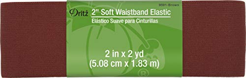 Dritz Notions Elastischer Bund, 5,1 cm, Braun Dritz Notions Elastischer Bund, 5,1 cm, Braun von Dritz