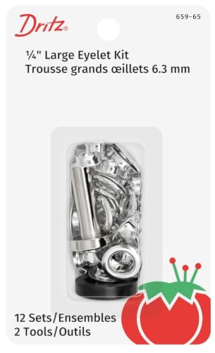 Dritz Ösen-Set, groß 1/4-Inch Nickel Dritz Ösen-Set, groß 1/4-Inch Nickel von Dritz