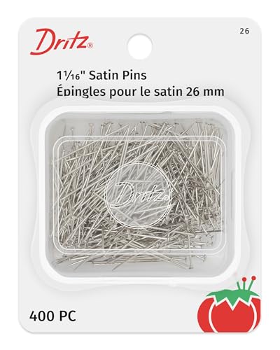 Dritz Satin Pins Gerade Stifte, Nickel, 400-Count von Dritz