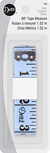 Dritz Super Maßband Fiberglas Nähzubehör, Vinyl, blau, 3/4" x 60" von Dritz
