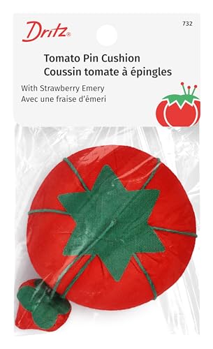 Dritz Tomaten-Nadelkissen mit Schmirgel Tomaten-Nadelkissen mit Schmirgler Each rot von Dritz