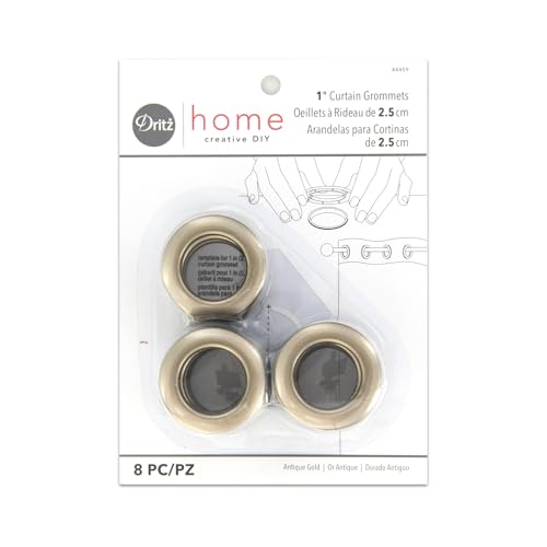 Dritz Vorhangösen, 2,5 cm, Antikgold, 8 Stück Dritz Vorhangösen, 2,5 cm, Antikgold, 8 Stück von Dritz