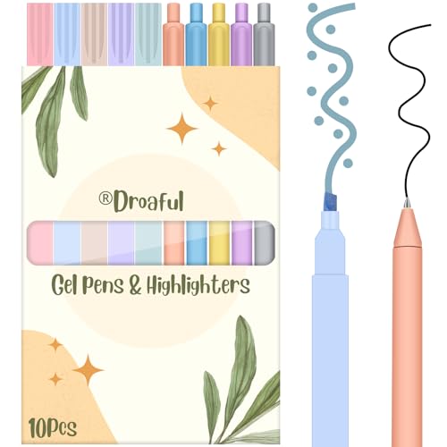 Textmarker Pastell Bullet Journal Stifte,Aesthetic School Stuff - 5 Pcs Textmarker und 5 Pcs Bibel Marker für Bullet Journal Zubehör,Terminkalender,Studienbibel,Schulsachen,Kollegen Geschenke. Textmarker Pastell Bullet Journal Stifte,Aesthetic School Stuff - 5 Pcs Textmarker und 5 Pcs Bibel Marker für Bullet Journal Zubehör,Terminkalender,Studienbibel,Schulsachen,Kollegen Geschenke. von Droaful