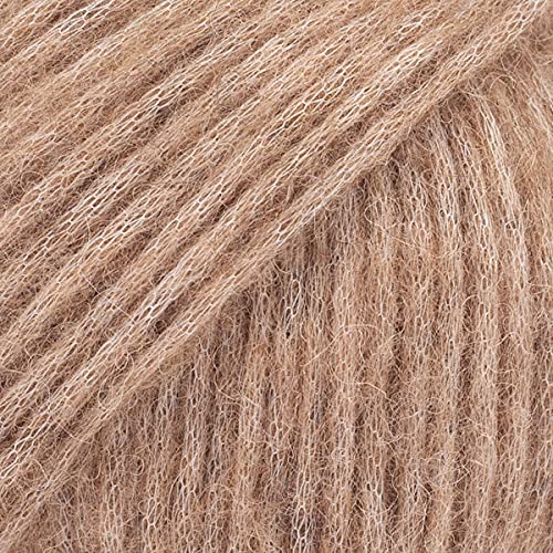 Baby-Alpaka- und Merinowolle, 4 Medium, Kammgarn, Aran, Drops Air, 50 g, 160 Yards (35 Clay) von Drops