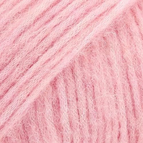 Babyalpaka und Merinowolle, Kammgarn, Aran, Drops Air, 50 g, 160 Yards (24 Pink) von Drops