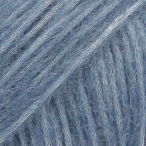 Drops Air 17 UNI Denim Blue Garn aus Alpaka-Polyamid-Mischung mit Merinowolle Drops Air 17 UNI Denim Blue Garn aus Alpaka-Polyamid-Mischung mit Merinowolle von Drops