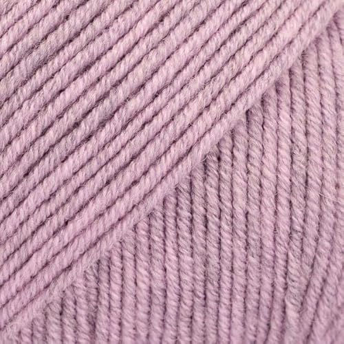 Drops Baby Merino Wolle, 100% Superwash-Merinowolle, 50g/175m, US 2,5/3mm, Lila Orchidee Mix von Drops