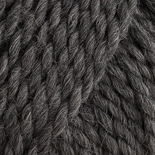 Drops Bulky Yarn of Alpaka and Wool Mix Andes, 65% Wolle und 35% Alpaka, 9,7 m 0519 Dark Grey (Mix) von Drops