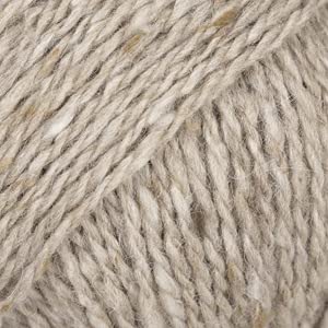 Drops Soft Tweed, 50% Wolle, 25% Alpaka, 25% Viskose, Garn zum Stricken und Häkeln, 3 oder leicht, Kammgarn, DK Gewicht (03 Sand) von Drops