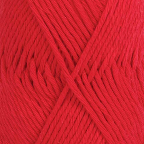 Paris - Garnstudio Strickmuster Aran Mehrfach Farben bei versehentlichem Fallenlassen 100% Baumwollgarn 12 Red von Drops