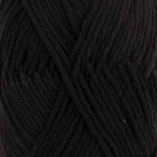 Paris - Garnstudio Strickmuster Aran Mehrfach Farben bei versehentlichem Fallenlassen 100% Baumwollgarn 15 Black von Drops