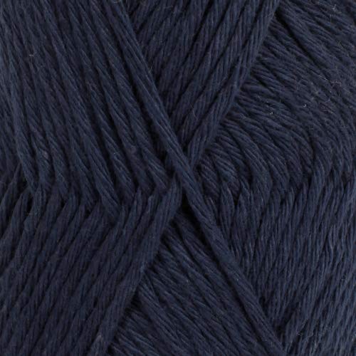 Paris - Garnstudio Strickmuster Aran Mehrfach Farben bei versehentlichem Fallenlassen 100% Baumwollgarn 28 Navy Blue von Drops