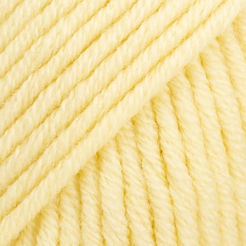 Superwash Merinowolle, Drops Big Merino, 4 oder Medium, Aran-Gewicht, 50 g Knäuel, 80 Meter (26 Lemonade) von Drops