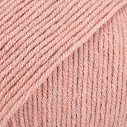 Superwash Merinowolle Garn Drops Baby Merino, Sportgewicht, 5-lagig, 51 g, 180 m, Menge ist pro 1 Stück (49 Desert Rose) von Drops