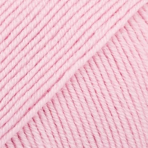 Superwash Merinowolle Garn Drops Baby Merino, Sportgewicht, 5-lagig, 51 g, 180 m, Menge pro 1 Stück (54 Powder Pink) von Drops