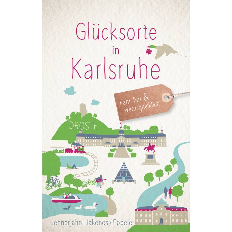 Glücksorte In Karlsruhe - Birgit Jennerjahn-Hakenes, Klaus Eppele, Kartoniert (TB) von Droste