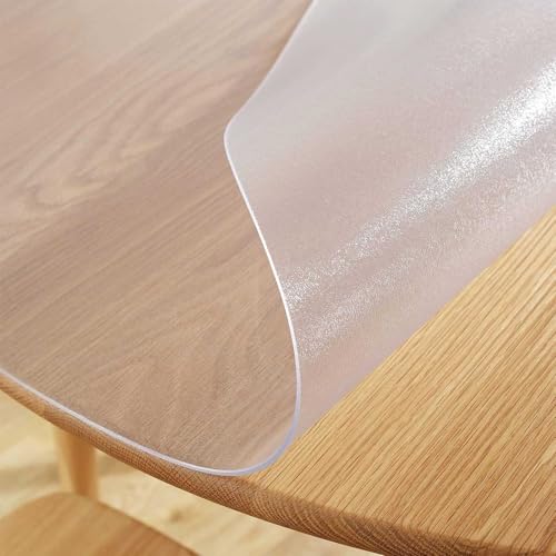 2 mm dicke Esstischdecke, 60cm 70cm 80cm 90cm 100cm 110cm 120cm 130cm 140cm 150cm runde Tischdecke, waschbar mattiert transparent Tischtücher Kunststoff Tischdecke, Schreibtischschutzmatte(Durchmesser 2 mm dicke Esstischdecke, 60cm 70cm 80cm 90cm 100cm 110cm 120cm 130cm 140cm 150cm runde Tischdecke, waschbar mattiert transparent Tischtücher Kunststoff Tischdecke, Schreibtischschutzmatte(Durchmesser von Drsyffsup
