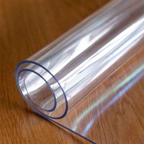 Transparente Kunststoff-Abdeckung für Küchenarbeitsplatten, Tischschutz, 2 mm, Tischdecke für Holzmöbel, wasserdicht, abwischbar, Vinyl, PVC, Kaffee-/Beistelltisch, Stuhl, Bodenunterlage, kratzfest(90 Transparente Kunststoff-Abdeckung für Küchenarbeitsplatten, Tischschutz, 2 mm, Tischdecke für Holzmöbel, wasserdicht, abwischbar, Vinyl, PVC, Kaffee-/Beistelltisch, Stuhl, Bodenunterlage, kratzfest(90 von Drsyffsup